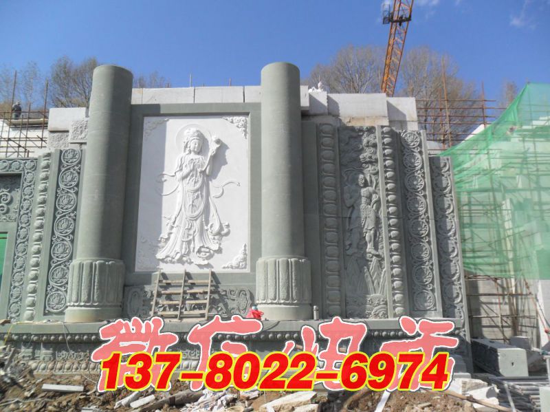 石材構建，雕刻佛像、融合佛教建筑—五臺山顯通寺海會塔地宮工程